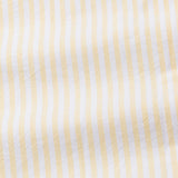 Rovice Yellow White Cuff Collar Oxford Cotton Stripes Shirt