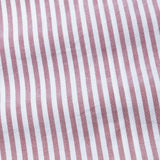 Rovice Maroon White Cuff Collar Oxford Cotton Stripes Shirt