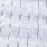 Cento Silver Check Cotton Shirt