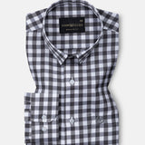 Cento Grey Check Cotton Shirt