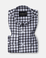 Cento Grey Check Cotton Shirt
