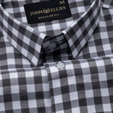 Cento Grey Check Cotton Shirt
