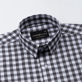 Cento Grey Check Cotton Shirt