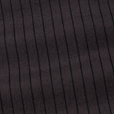 Bexlay Ash Brown Black Cuff Collar Oxford Stripes Shirt