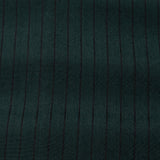 Bexlay Green Black Cuff Collar Oxford Stripes Shirt