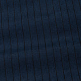 Bexlay Blue Black Cuff Collar Oxford Stripes Shirt