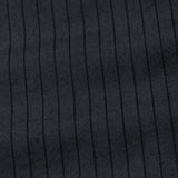 Bexlay Grey Black Cuff Collar Oxford Stripes Shirt