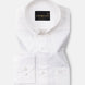 Dezore White Plain Button Down Cotton Shirt - John Ellies