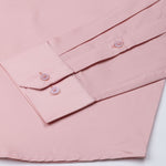 Dezore Peach Plain Button Down Cotton Shirt - John Ellies