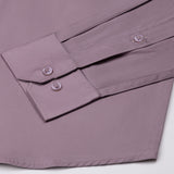 Dezore Magenta Plain Button Down Cotton Shirt - John Ellies