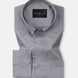 Dezore Silver Plain Button Down Cotton Shirt - John Ellies