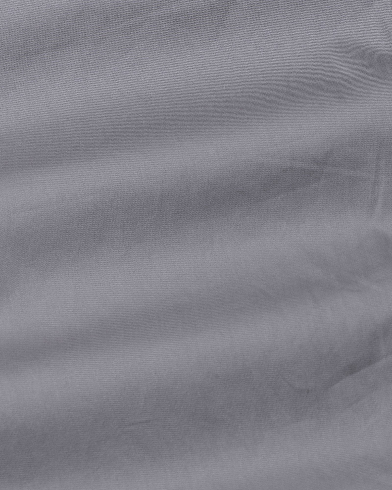 Dezore Silver Plain Button Down Cotton Shirt - John Ellies