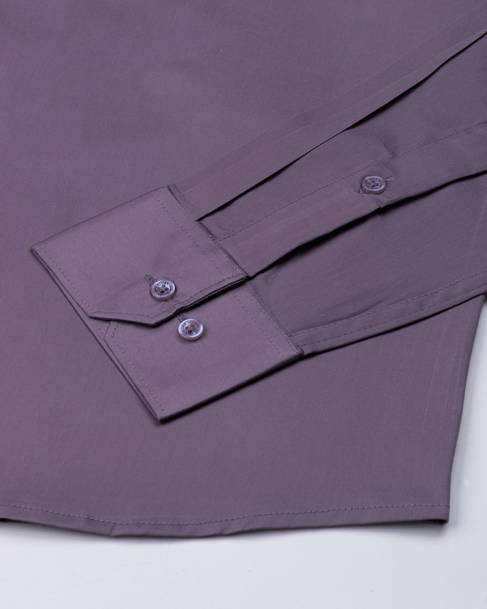 Dezore Purple Plain Button Down Cotton Shirt - John Ellies