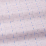 Pralog Peach Check Cotton Shirt - John Ellies