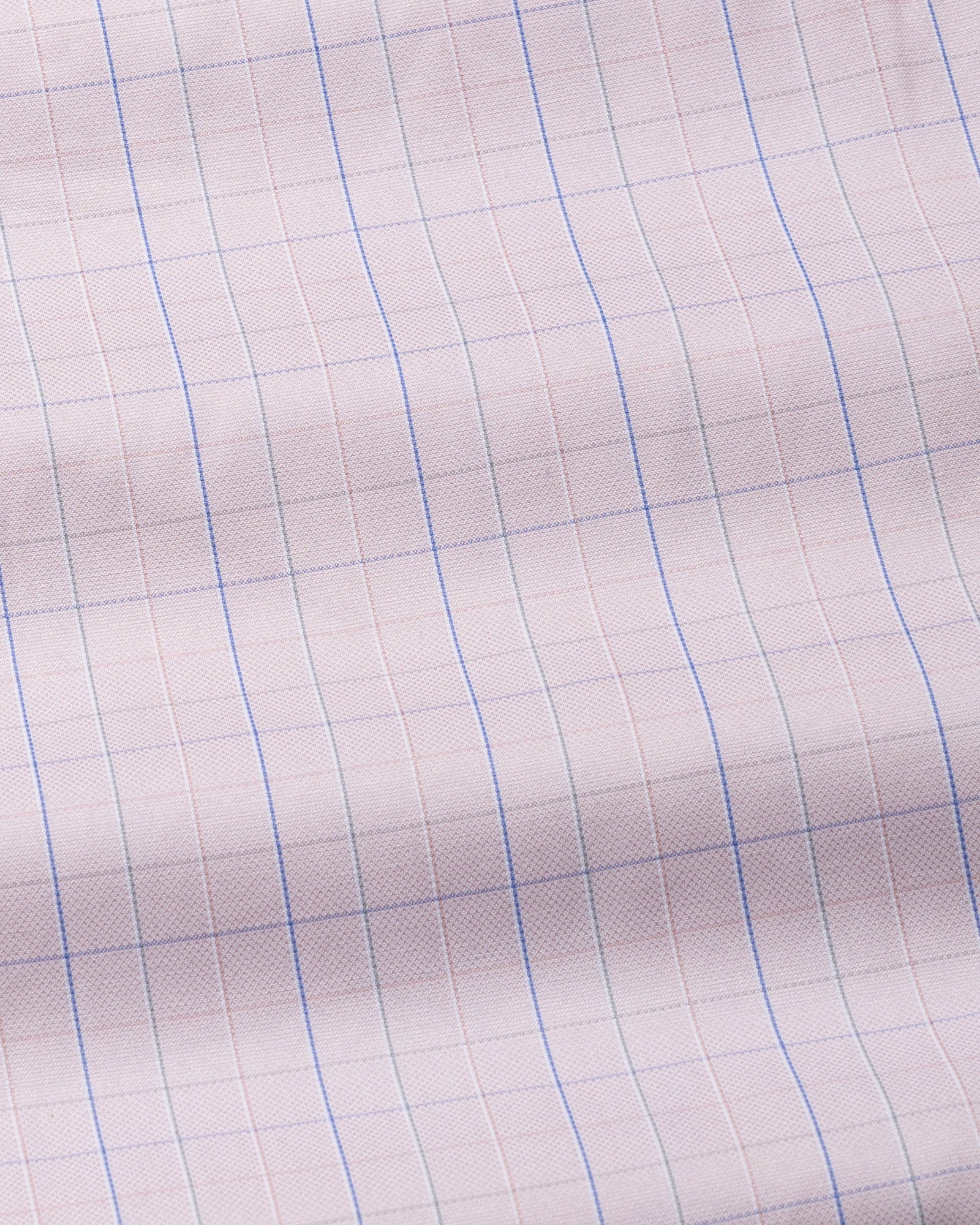 Pralog Peach Check Cotton Shirt - John Ellies