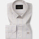 Pralog Cream Check Cotton Shirt - John Ellies