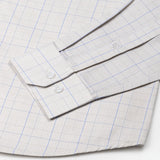 Pralog Cream Check Cotton Shirt - John Ellies