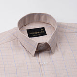 Pralog Orange Check Cotton Shirt - John Ellies