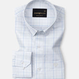 Pralog Mint Green Check Cotton Shirt - John Ellies