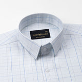 Pralog Mint Green Check Cotton Shirt - John Ellies