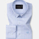 Pralog Sky Blue Check Cotton Shirt - John Ellies