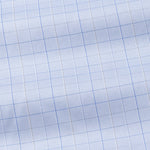 Pralog Sky Blue Check Cotton Shirt - John Ellies