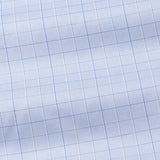 Pralog Sky Blue Check Cotton Shirt - John Ellies