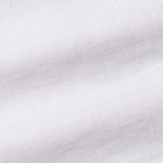 Dastiny White Plain Mandarin Luxurious Linen Shirt - John Ellies