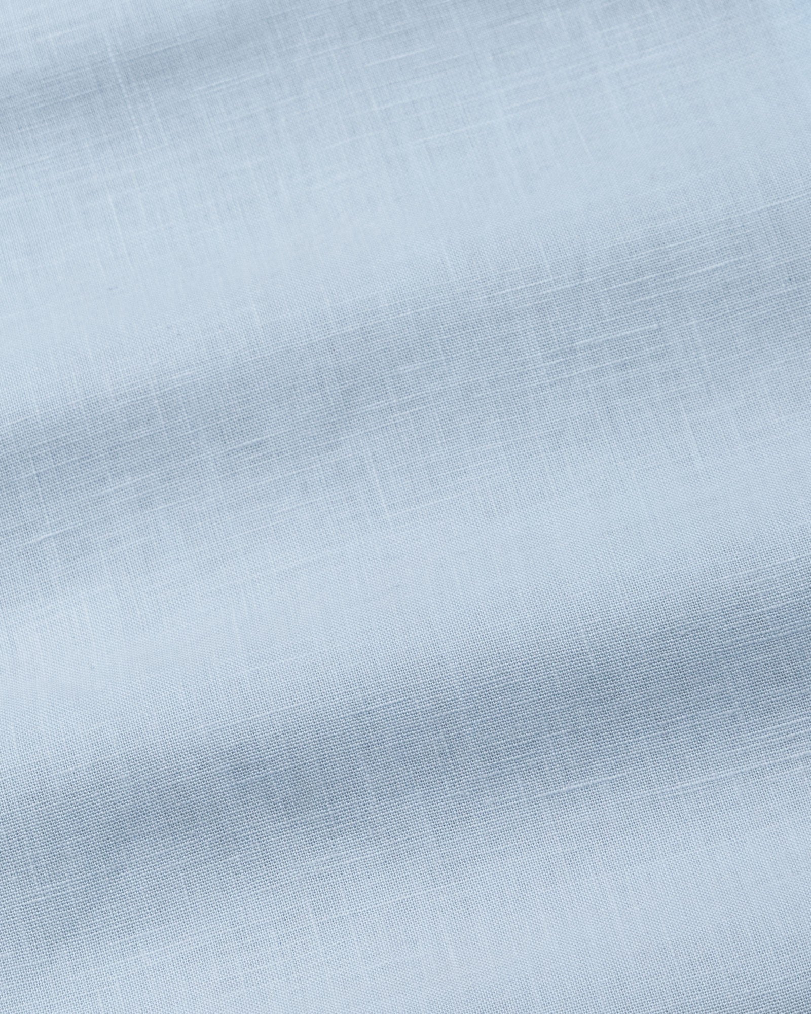 Dastiny Sky Blue Plain Mandarin Luxurious Linen Shirt - John Ellies