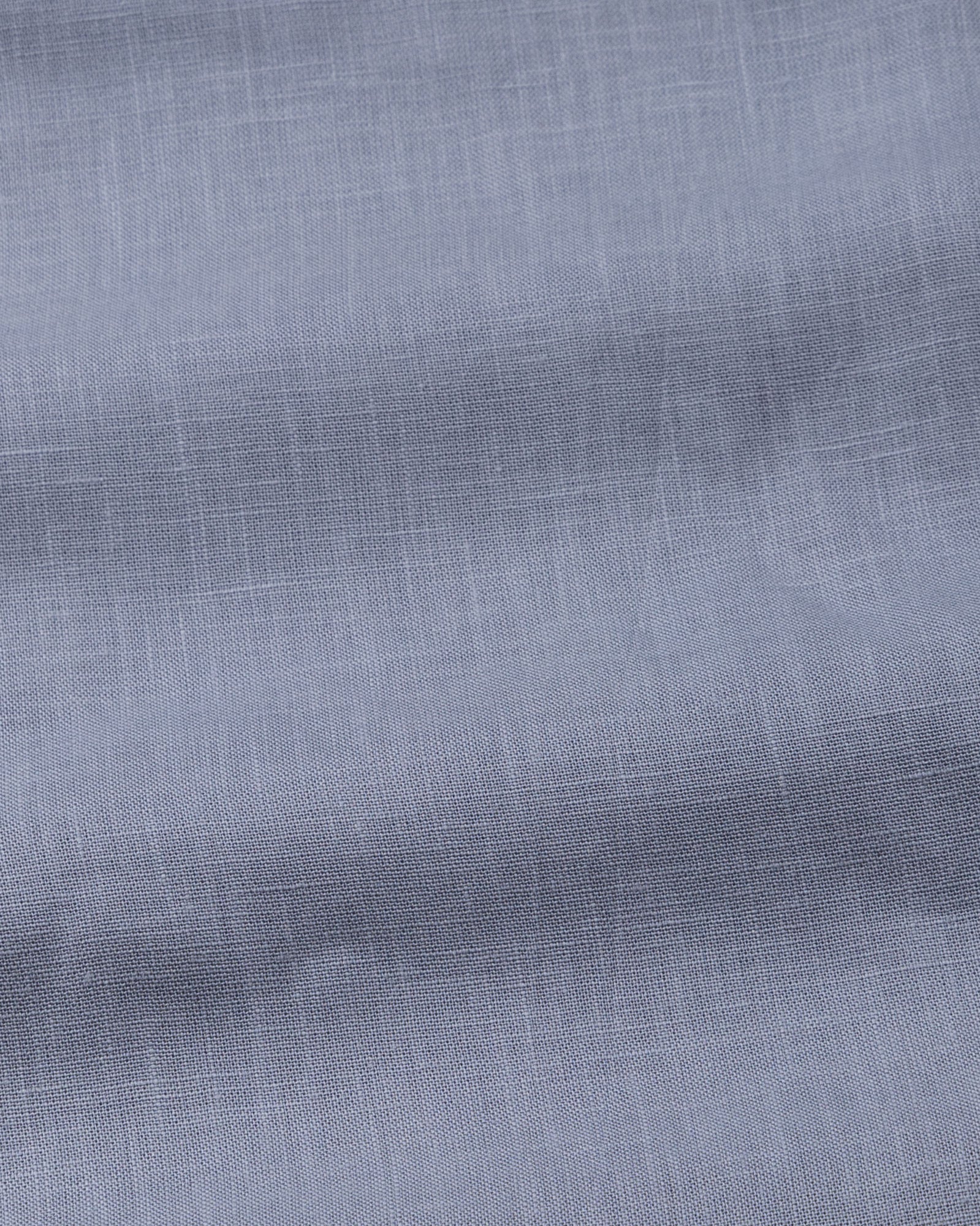 Dastiny Grey Plain Mandarin Luxurious Linen Shirt - John Ellies
