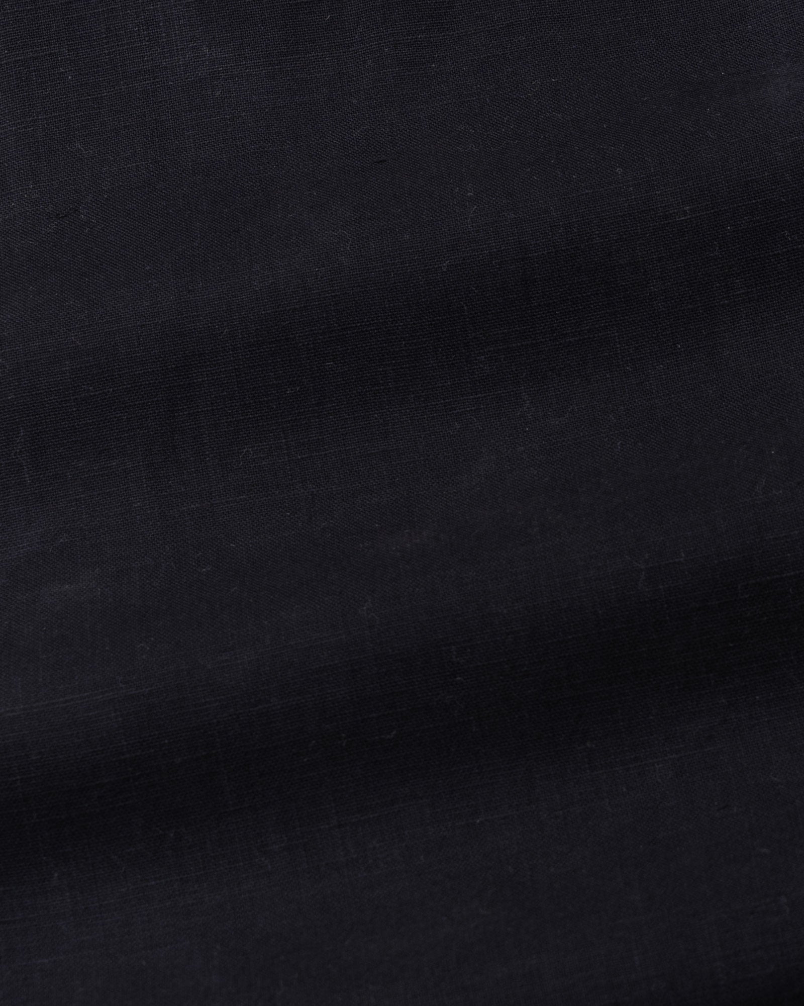 Dastiny Black Plain Mandarin Luxurious Linen Shirt - John Ellies