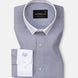 Regenc Silver White Cuff Collar Oxford Cotton Shirt - John Ellies