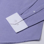 Regenc Lavender White Cuff Collar Oxford Cotton Shirt - John Ellies
