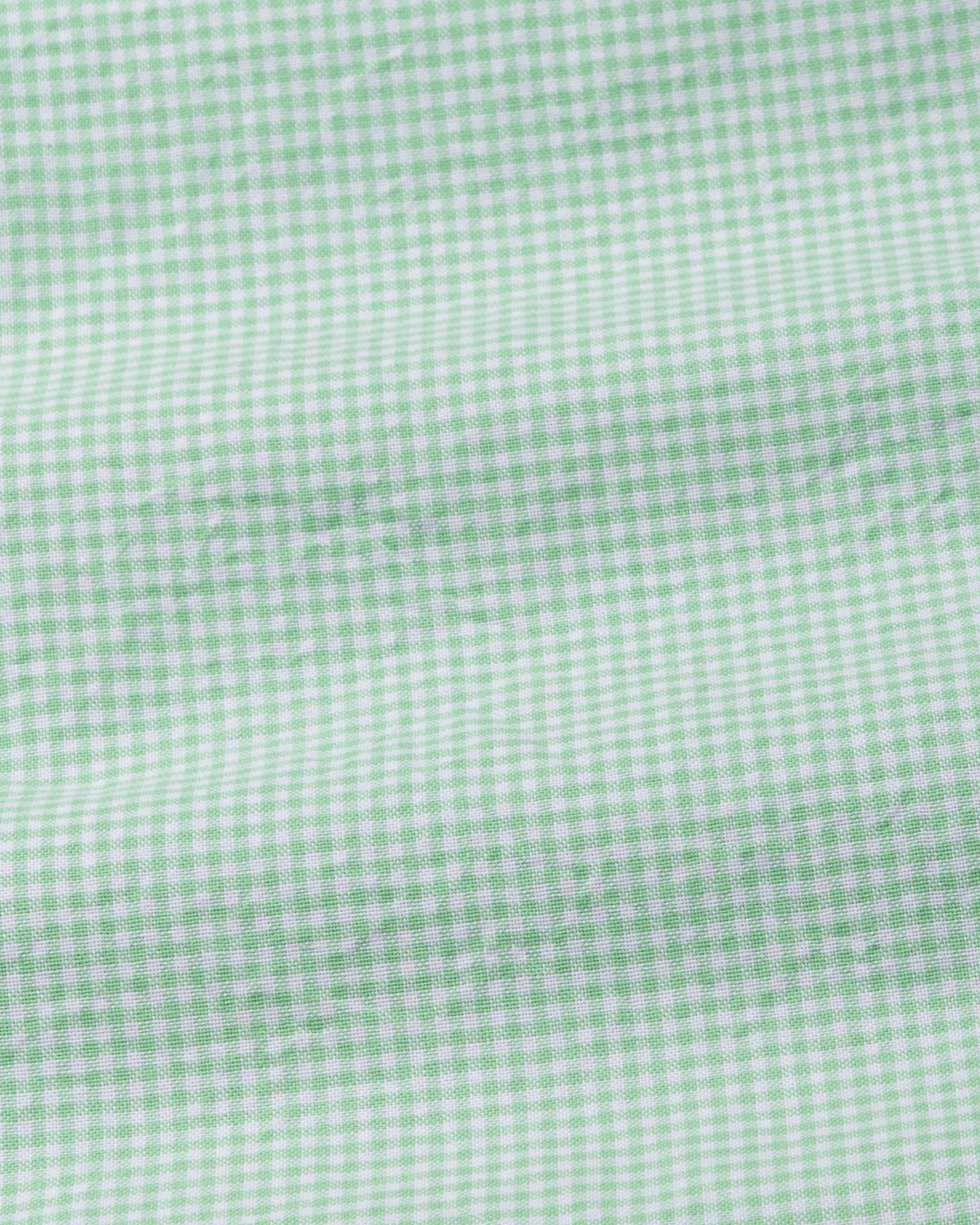 Radius Lime Check White Cuff Collar Oxford Shirt - John Ellies