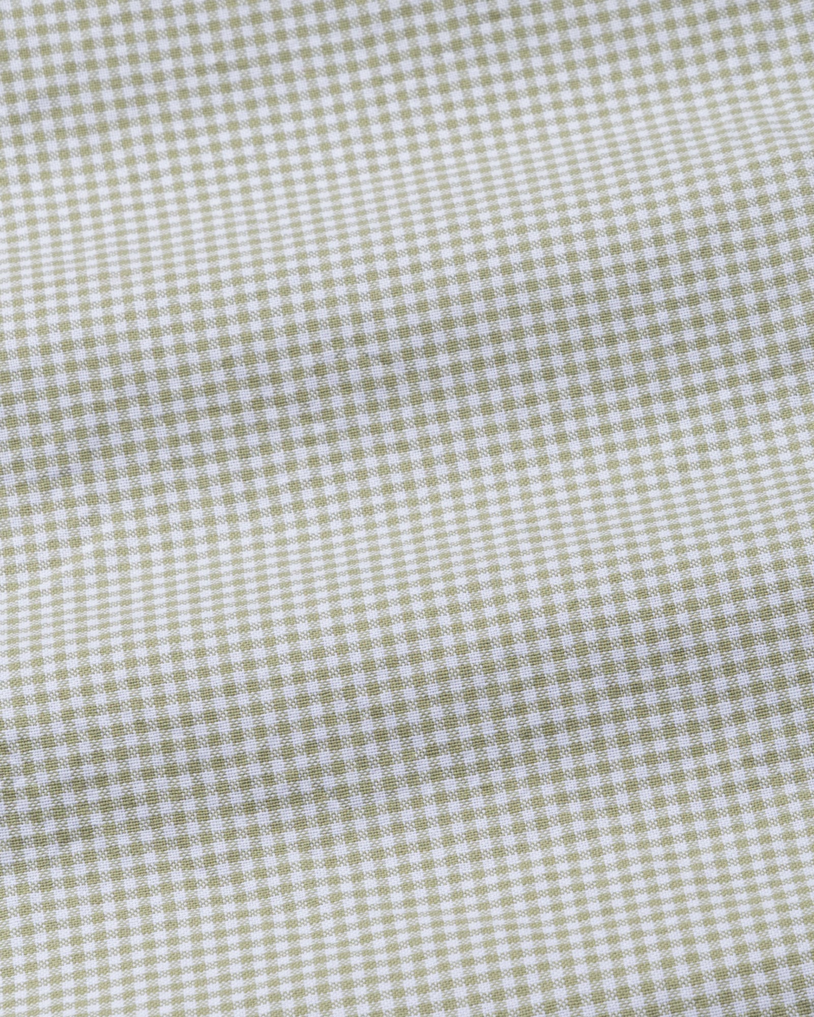 Radius Olive Check White Cuff Collar Oxford Shirt - John Ellies