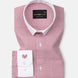 Radius Red Check White Cuff Collar Oxford Shirt - John Ellies
