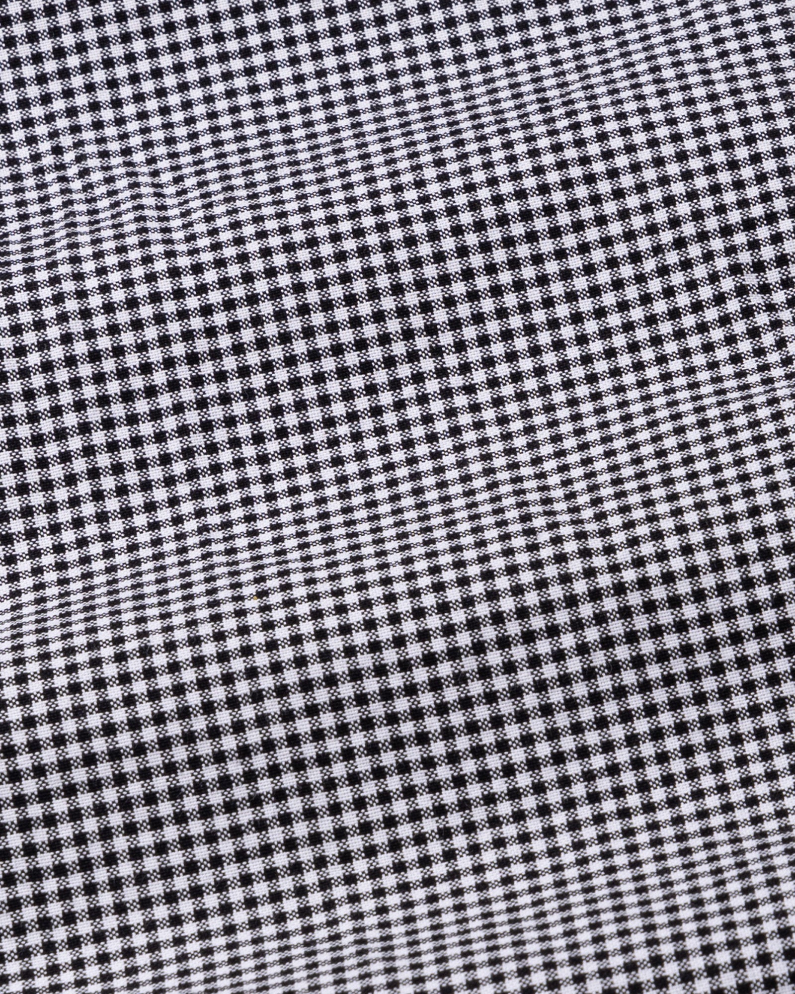 Radius Black Check White Cuff Collar Oxford Shirt - John Ellies