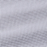 Radius Grey Check White Cuff Collar Oxford Shirt - John Ellies
