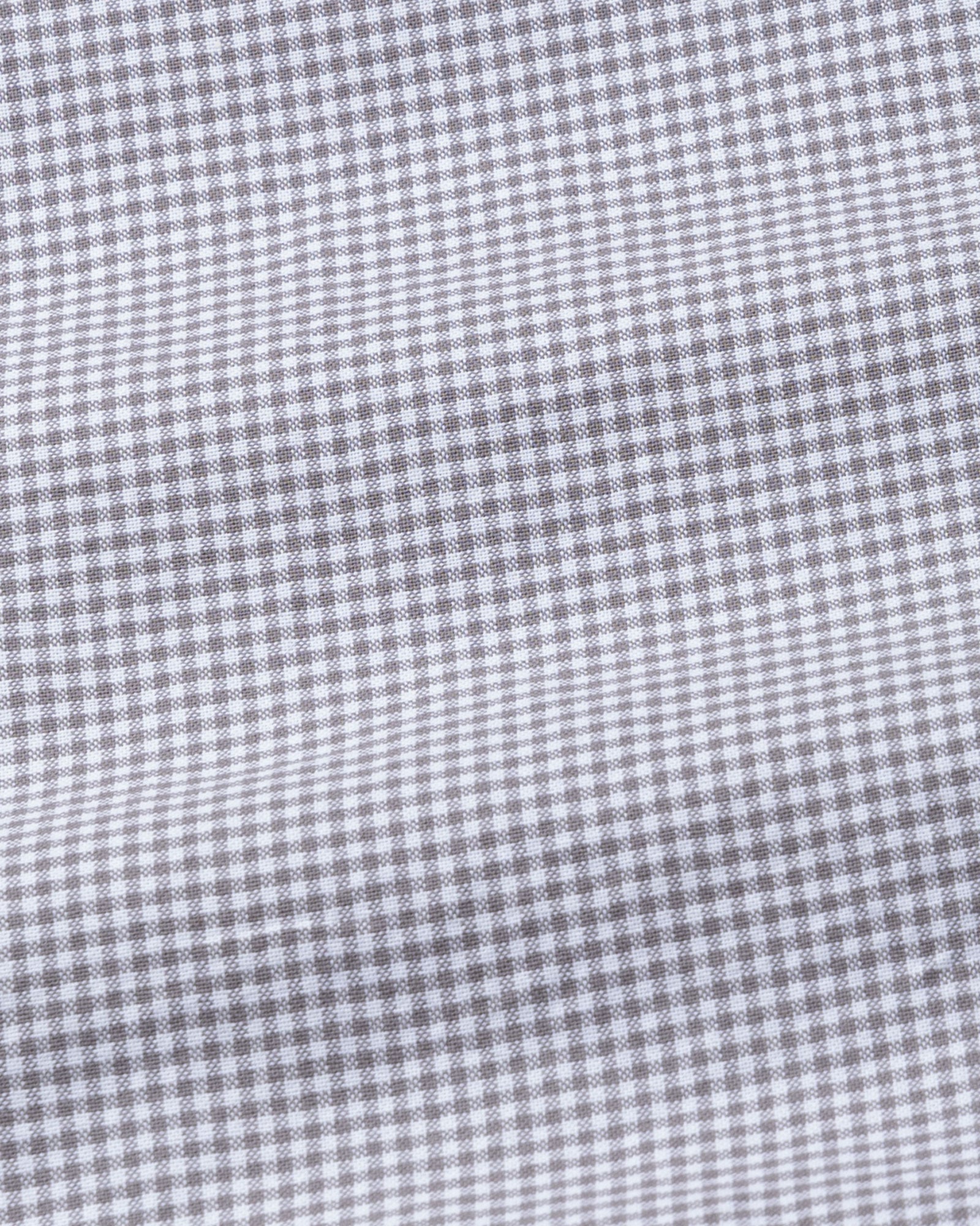 Radius Grey Check White Cuff Collar Oxford Shirt - John Ellies