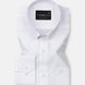 Carter White Plain Premium Cotton Shirt - John Ellies