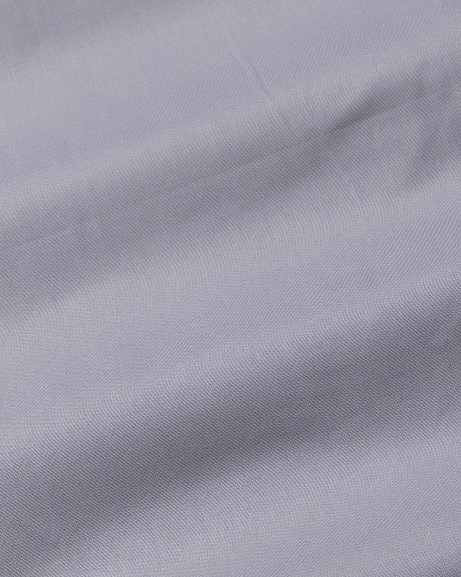 Carter Silver Plain Premium Cotton Shirt - John Ellies