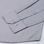 Carter Silver Plain Premium Cotton Shirt - John Ellies