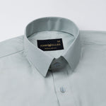 Carter Mint Green Plain Premium Cotton Shirt - John Ellies