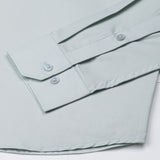 Carter Mint Green Plain Premium Cotton Shirt - John Ellies