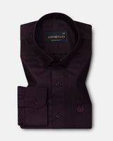 Carter Purple Plain Premium Cotton Shirt