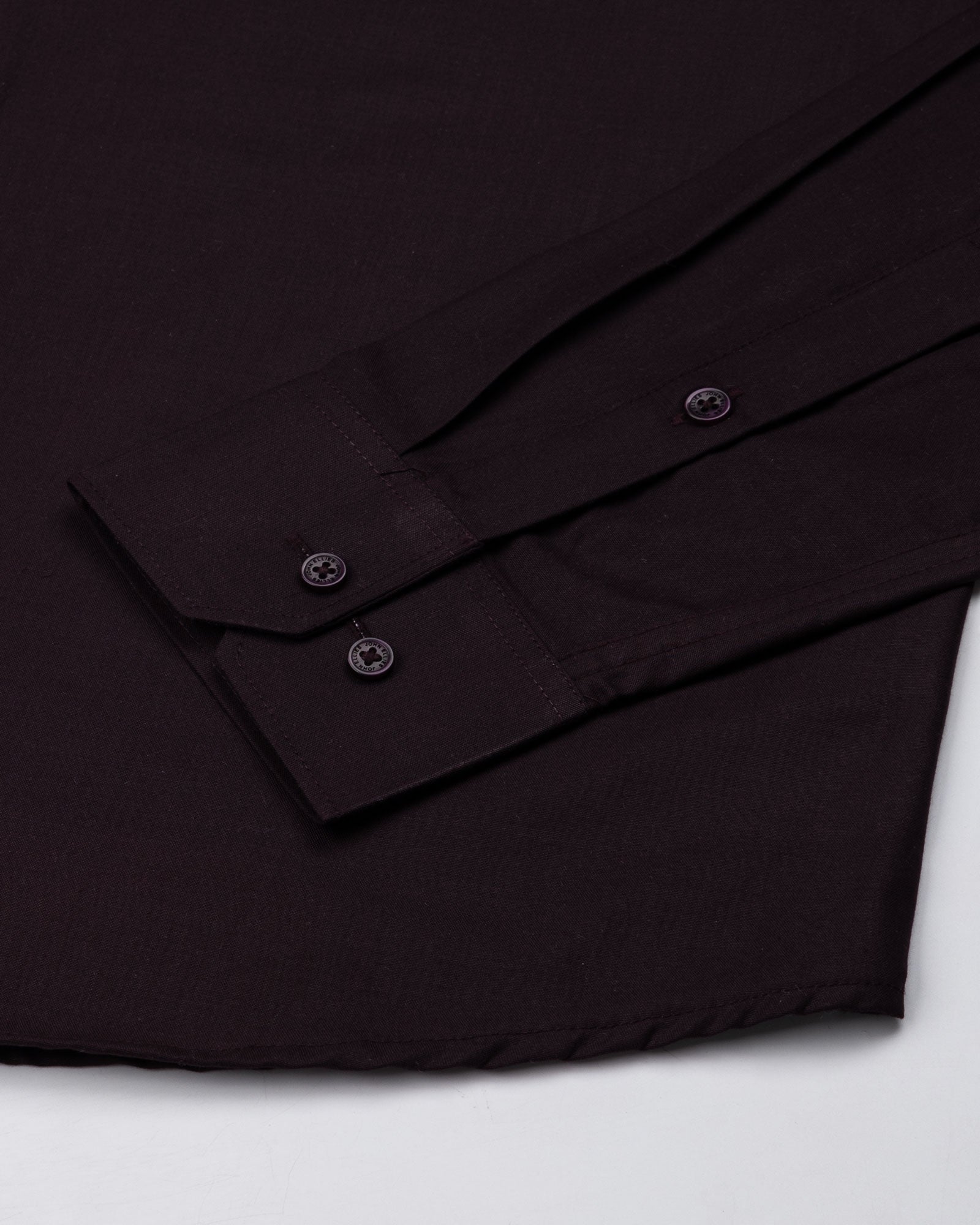 Carter Purple Plain Premium Cotton Shirt - John Ellies