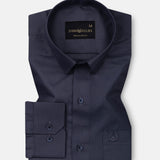 Carter Grey Plain Premium Cotton Shirt - John Ellies