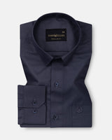 Carter Grey Plain Premium Cotton Shirt