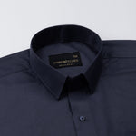 Carter Grey Plain Premium Cotton Shirt - John Ellies