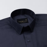 Carter Grey Plain Premium Cotton Shirt - John Ellies